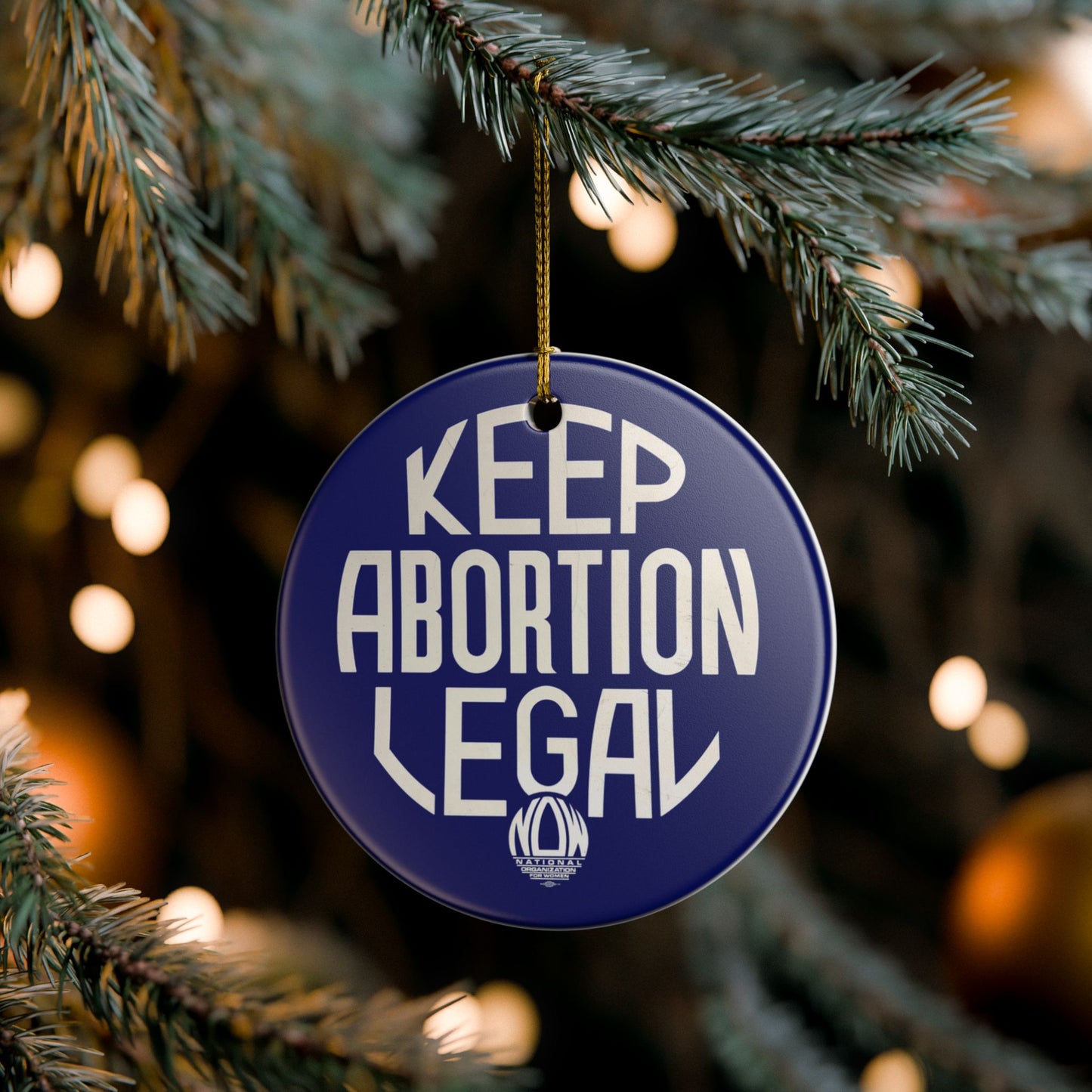 Keep Abortion Legal Ceramic Decoration Ornament