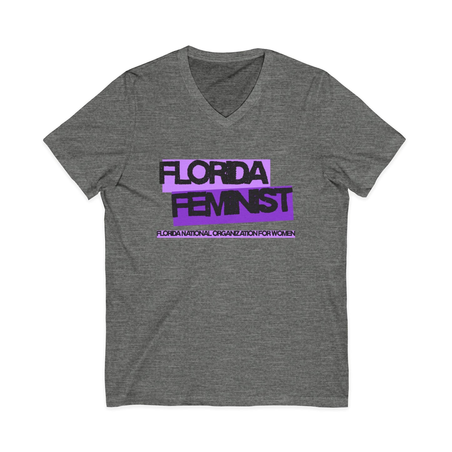 Florida Feminist Unisex Short Sleeve V-Neck Tee