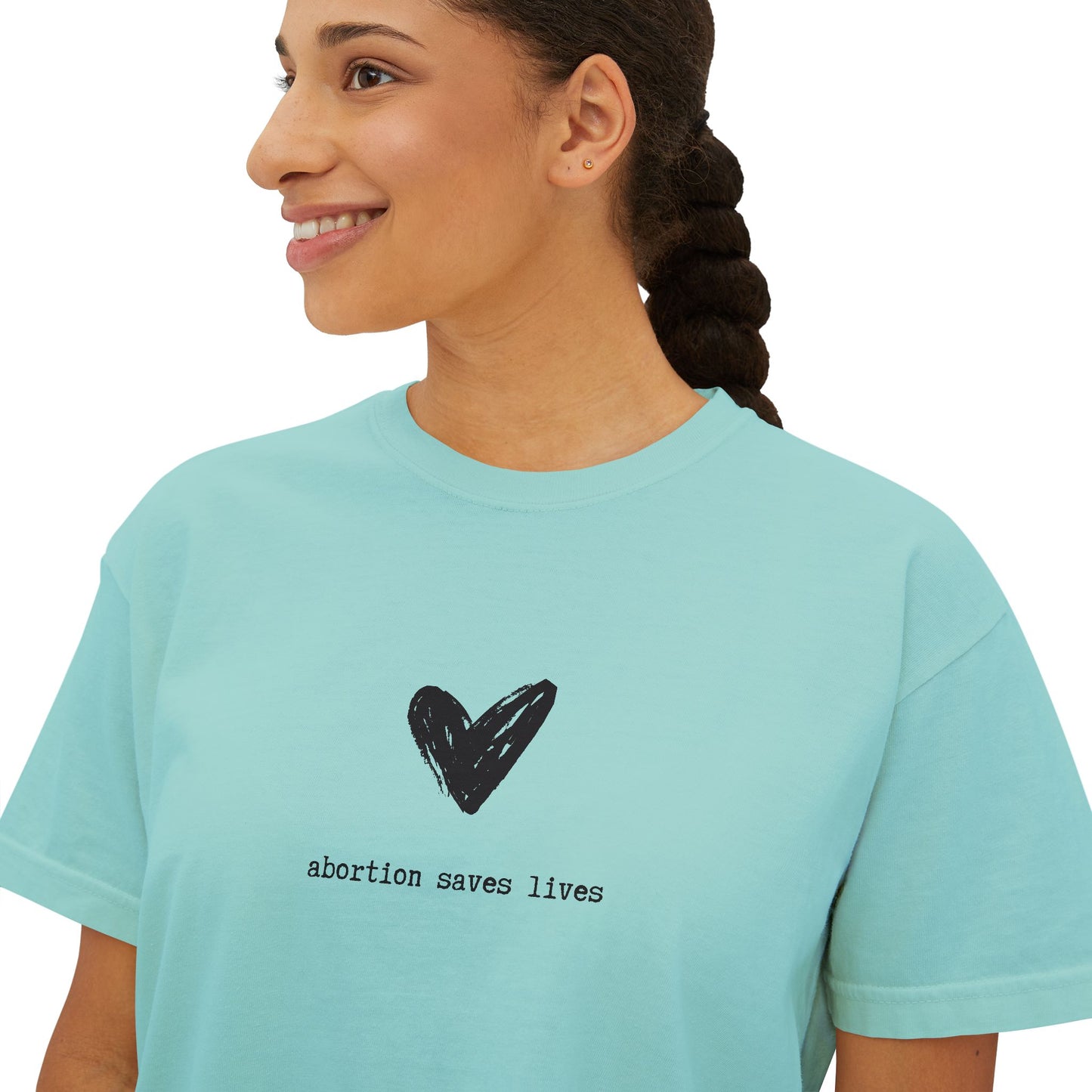 Abortion Saves Lives Boxy Tee