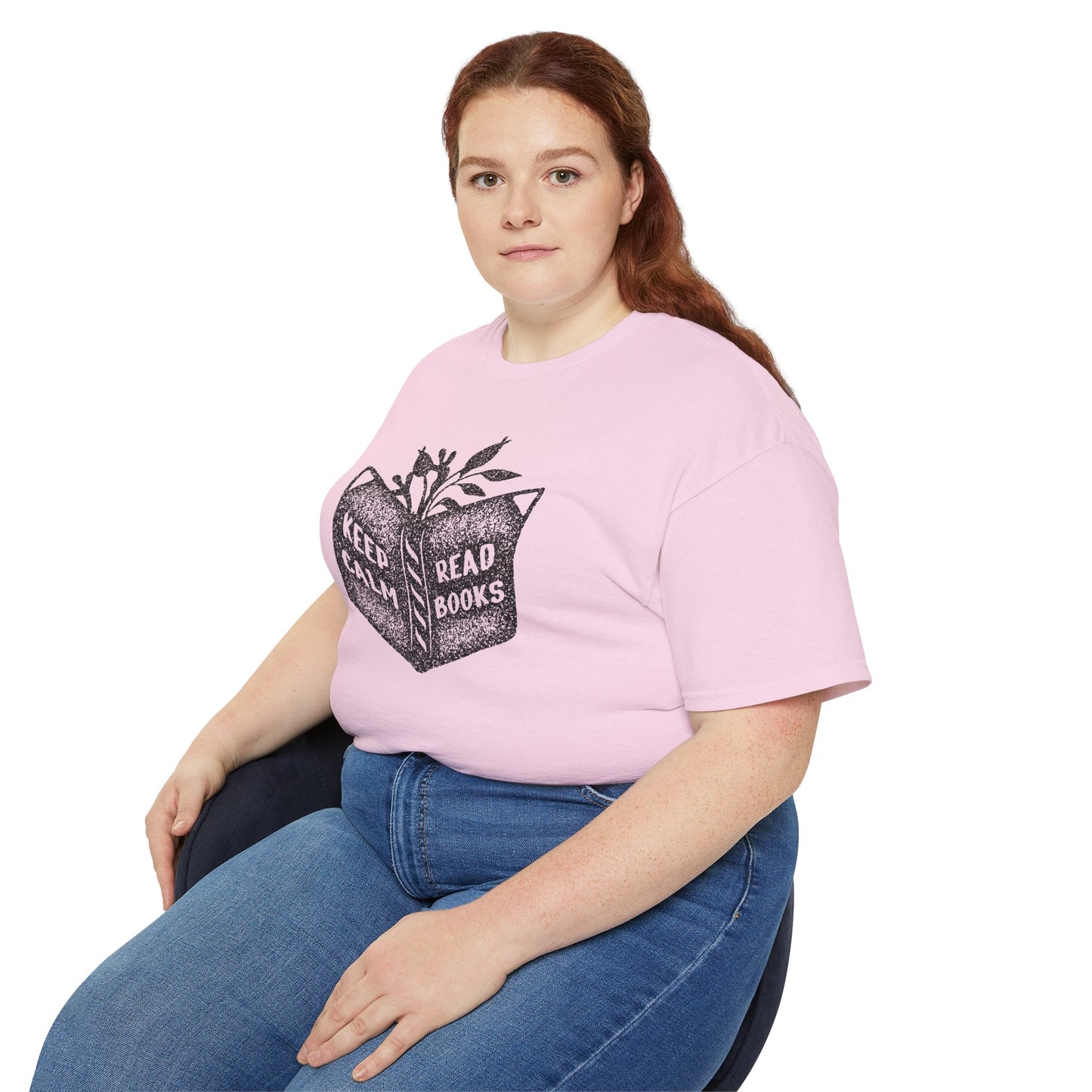 Keep Calm Read Books Unisex Ultra Cotton Tee