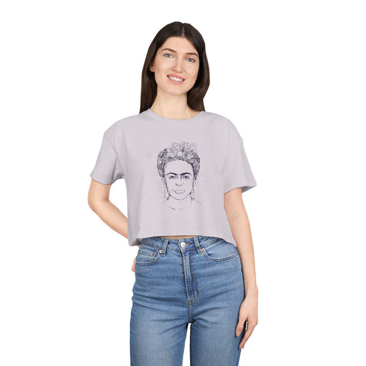 Frida Kahlo Crop Tee