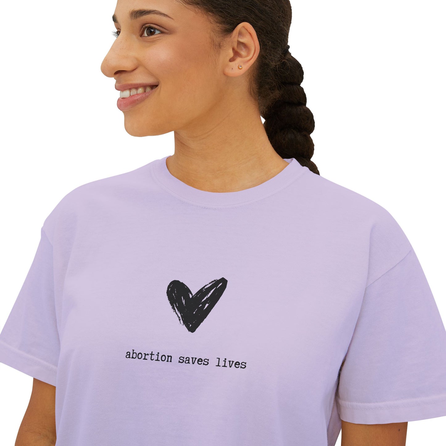 Abortion Saves Lives Boxy Tee