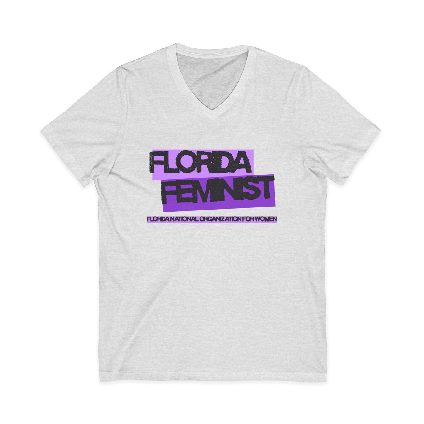 Florida Feminist Unisex Short Sleeve V-Neck Tee