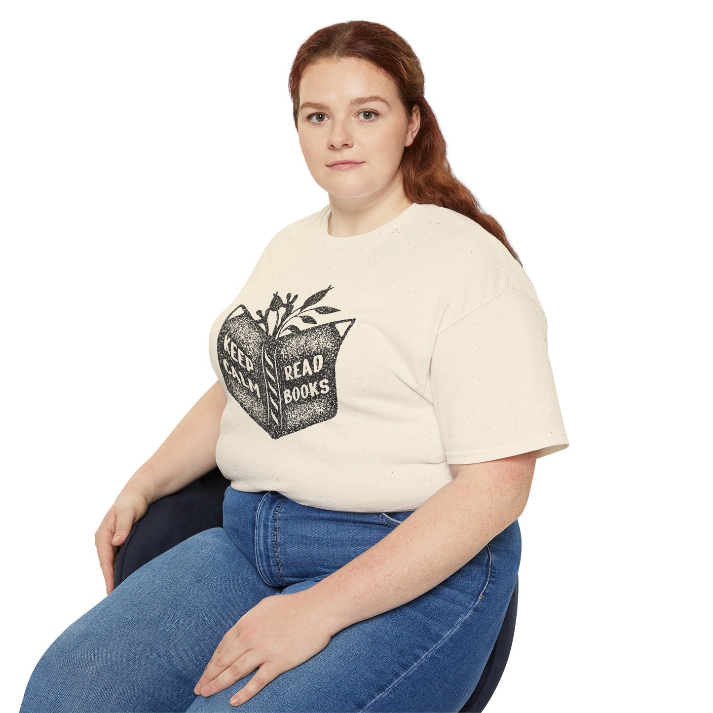 Keep Calm Read Books Unisex Ultra Cotton Tee