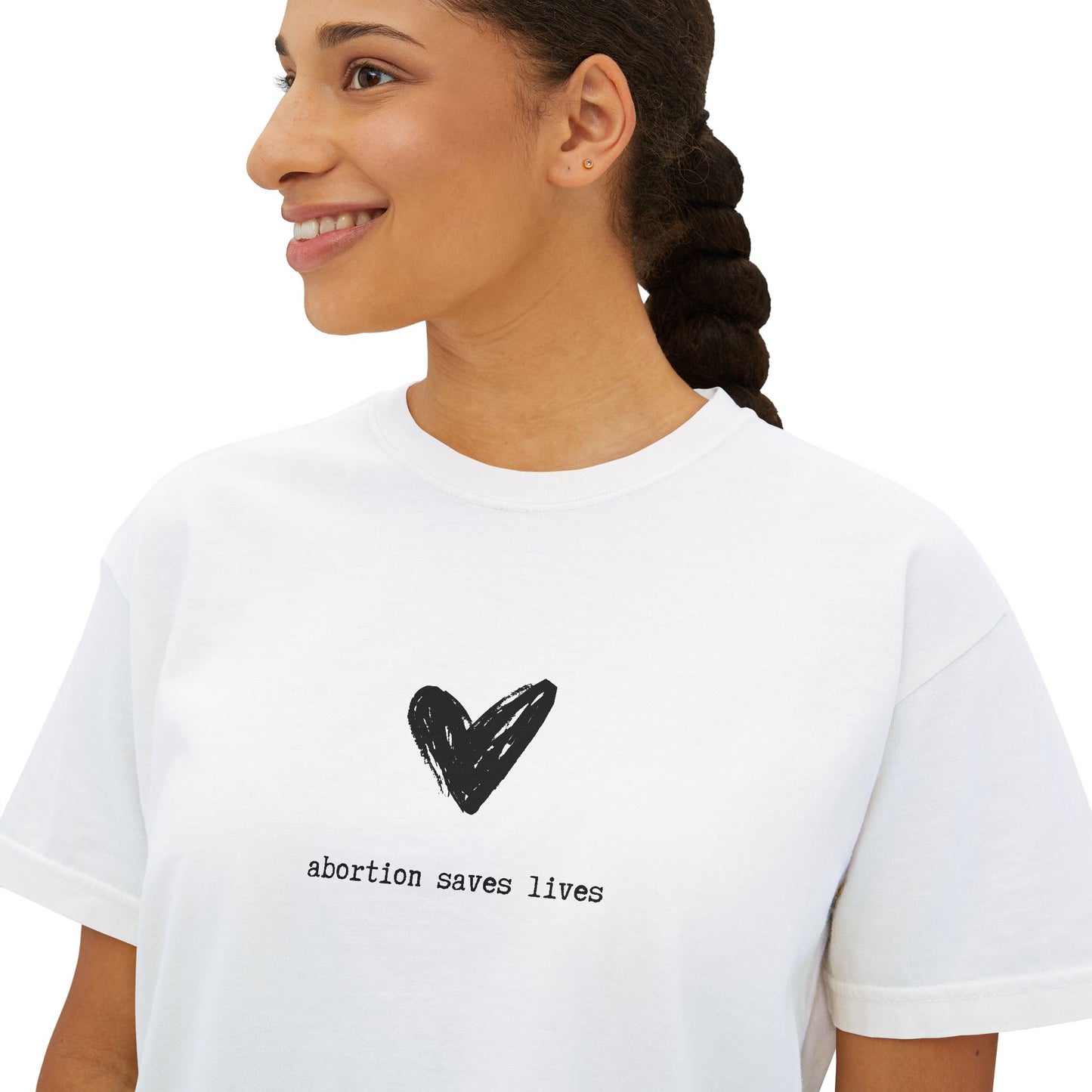 Abortion Saves Lives Boxy Tee
