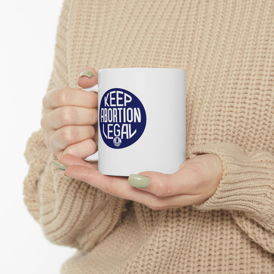Keep Abortion Legal Ceramic Mug, (11oz)