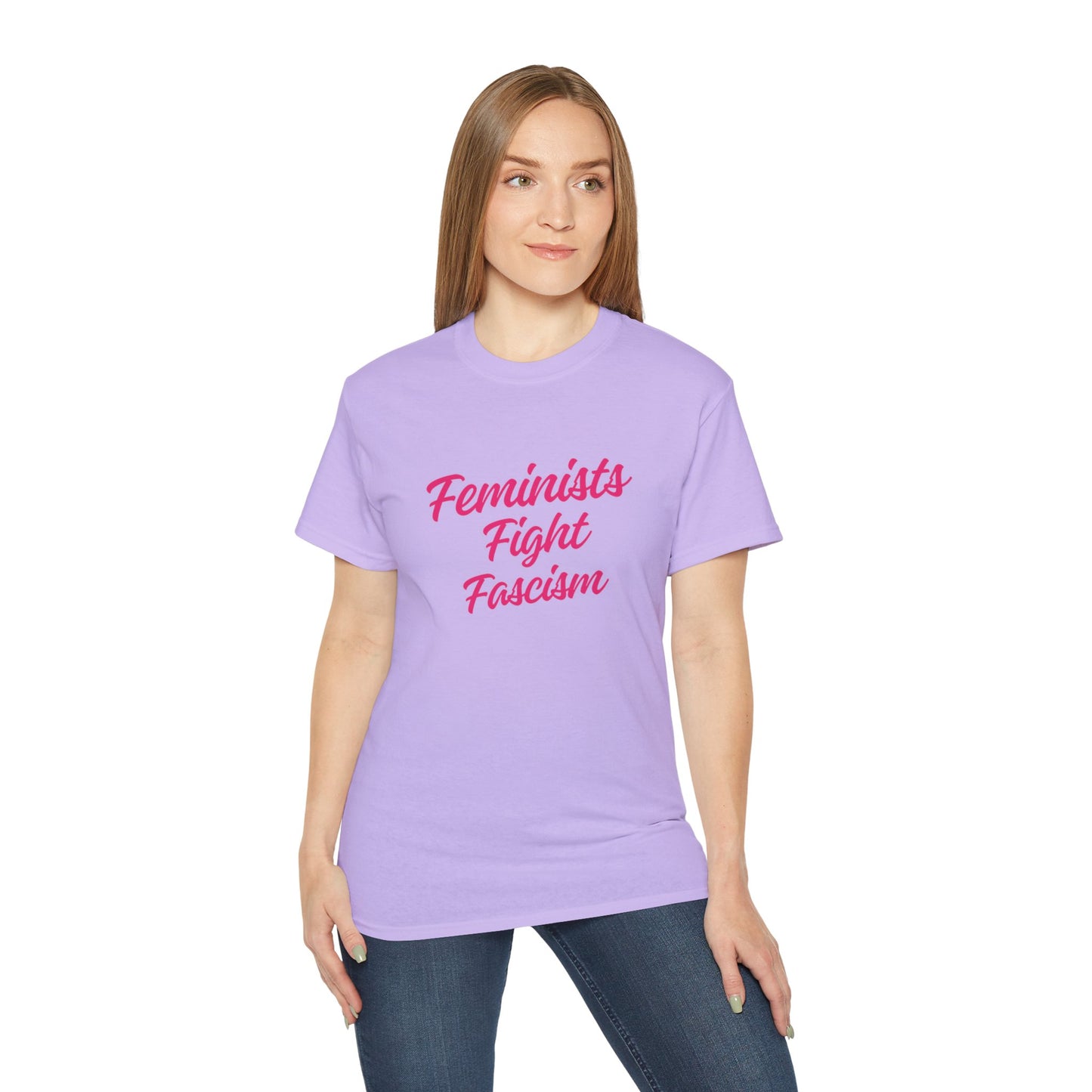 Feminists Fight Fascism Unisex Ultra Cotton Tee
