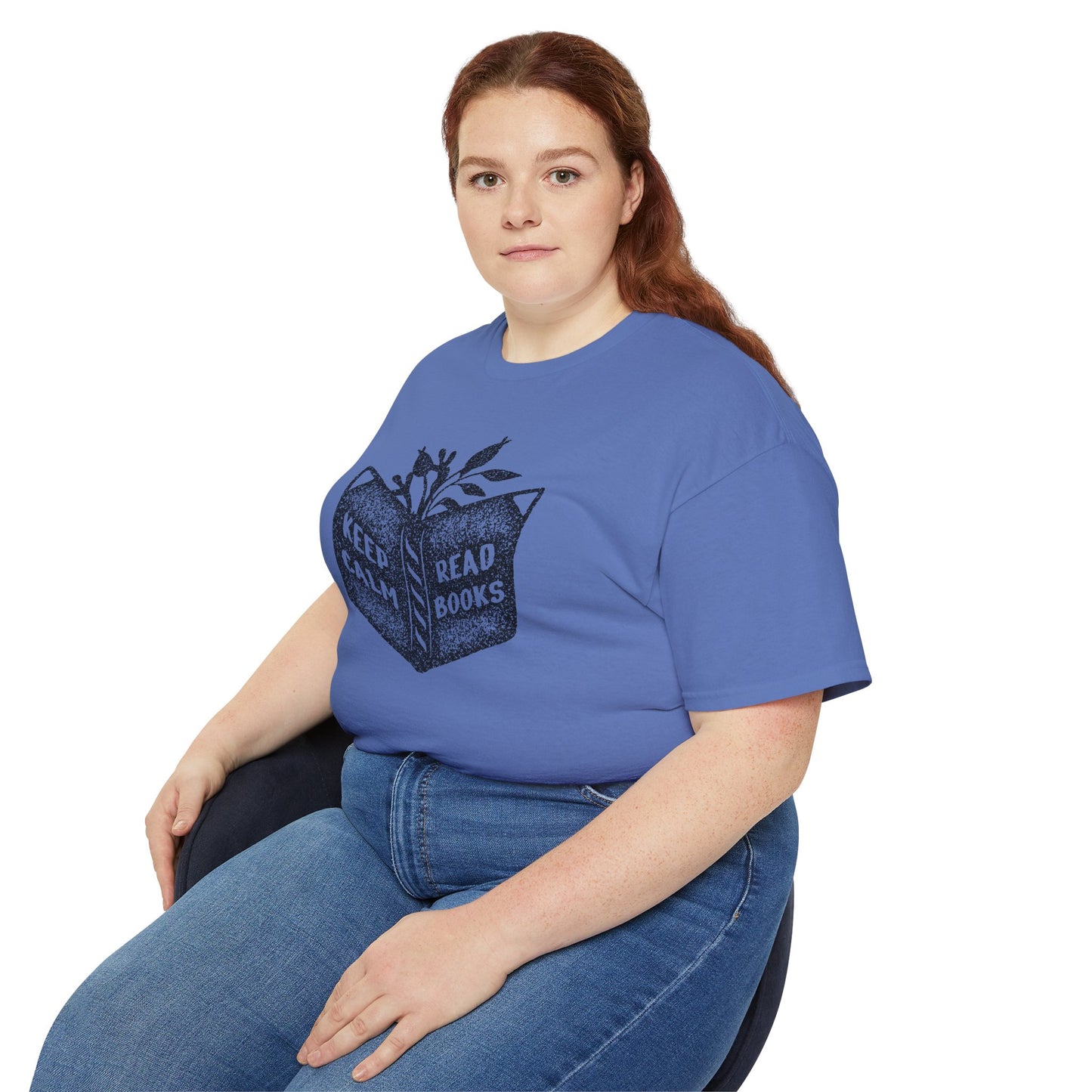 Keep Calm Read Books Unisex Ultra Cotton Tee