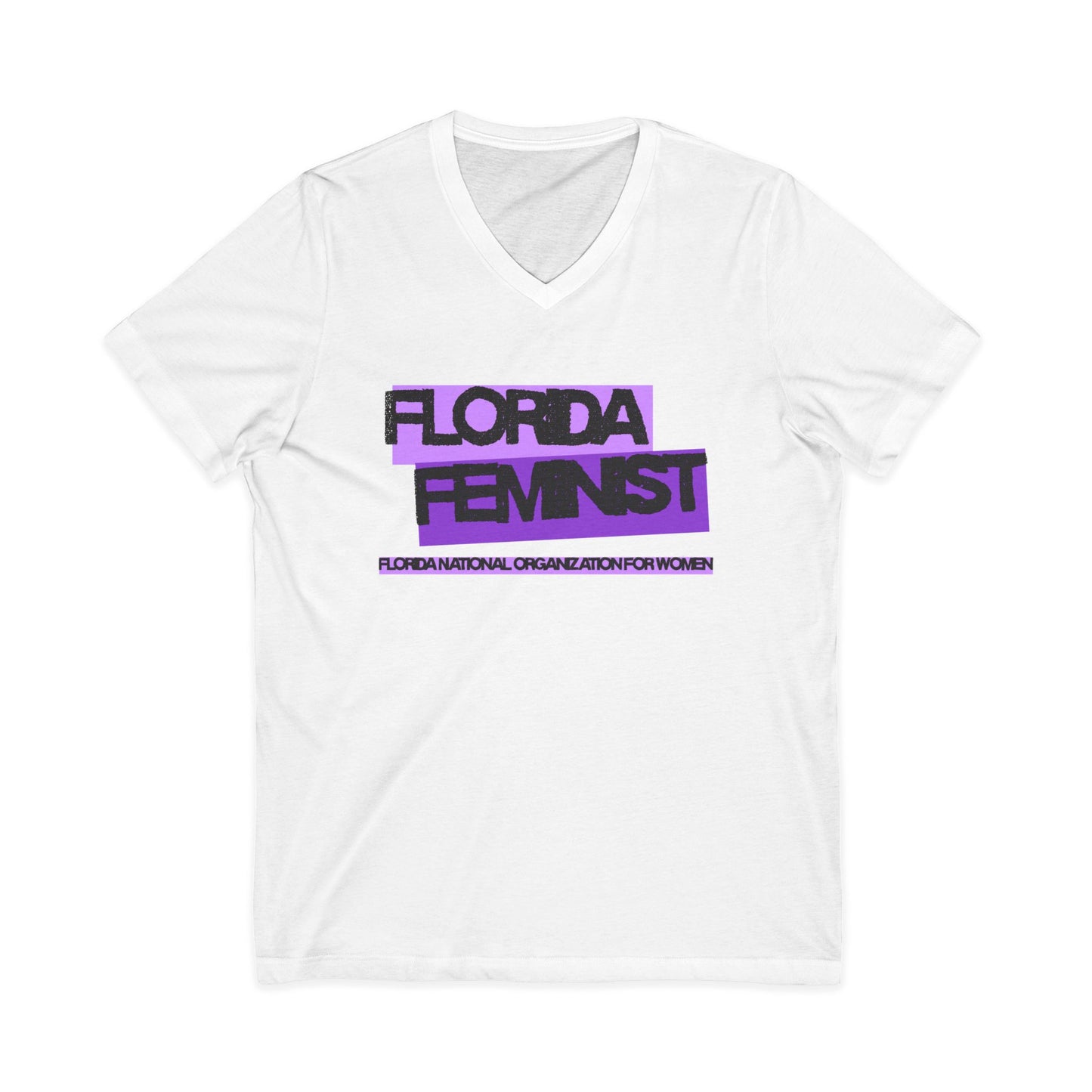 Florida Feminist Unisex Short Sleeve V-Neck Tee