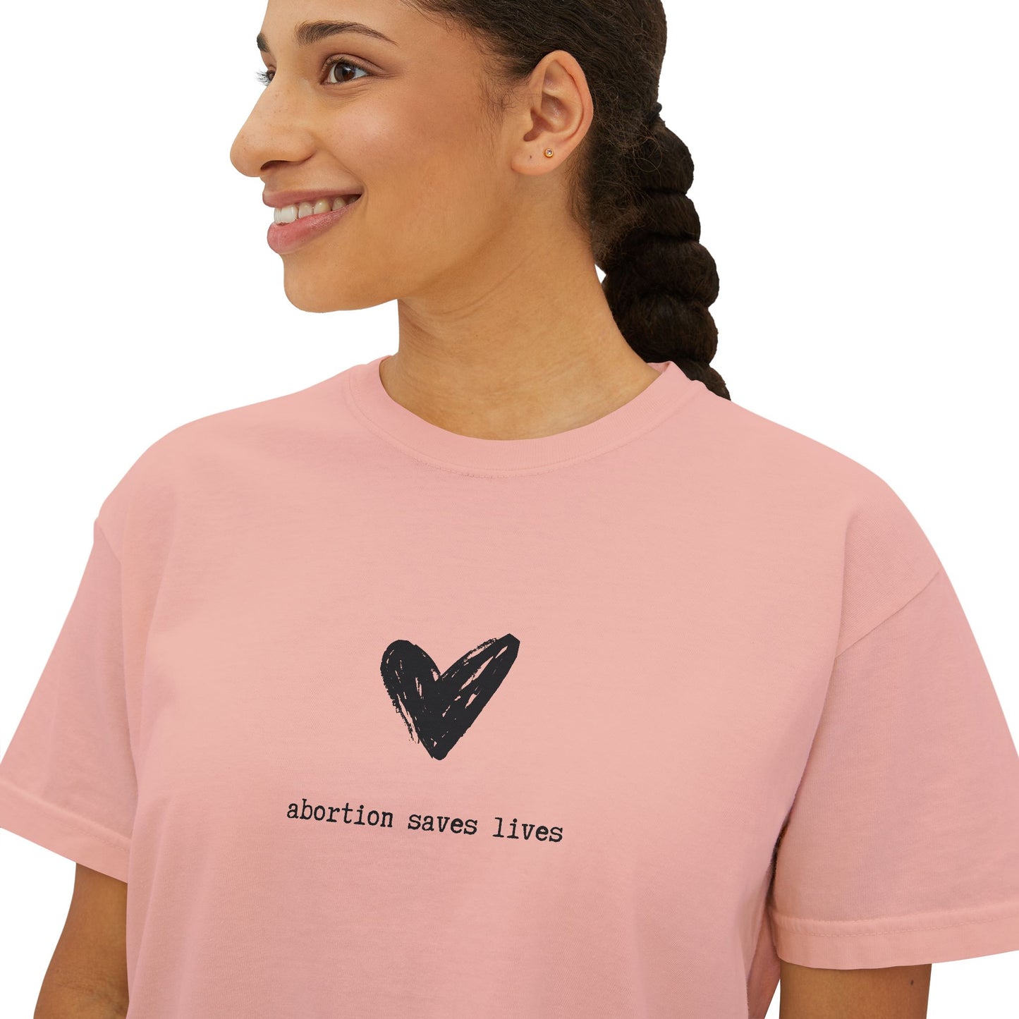 Abortion Saves Lives Boxy Tee