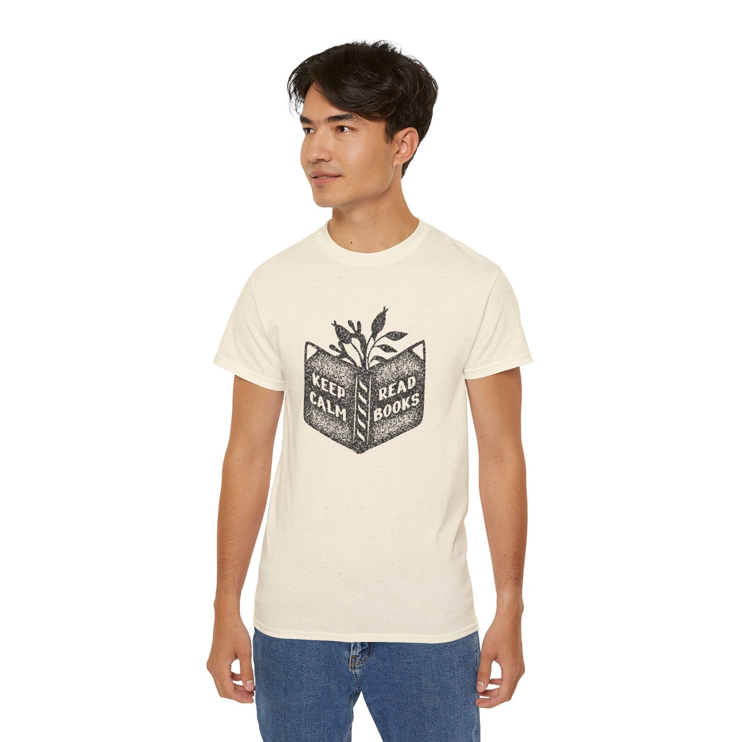 Keep Calm Read Books Unisex Ultra Cotton Tee