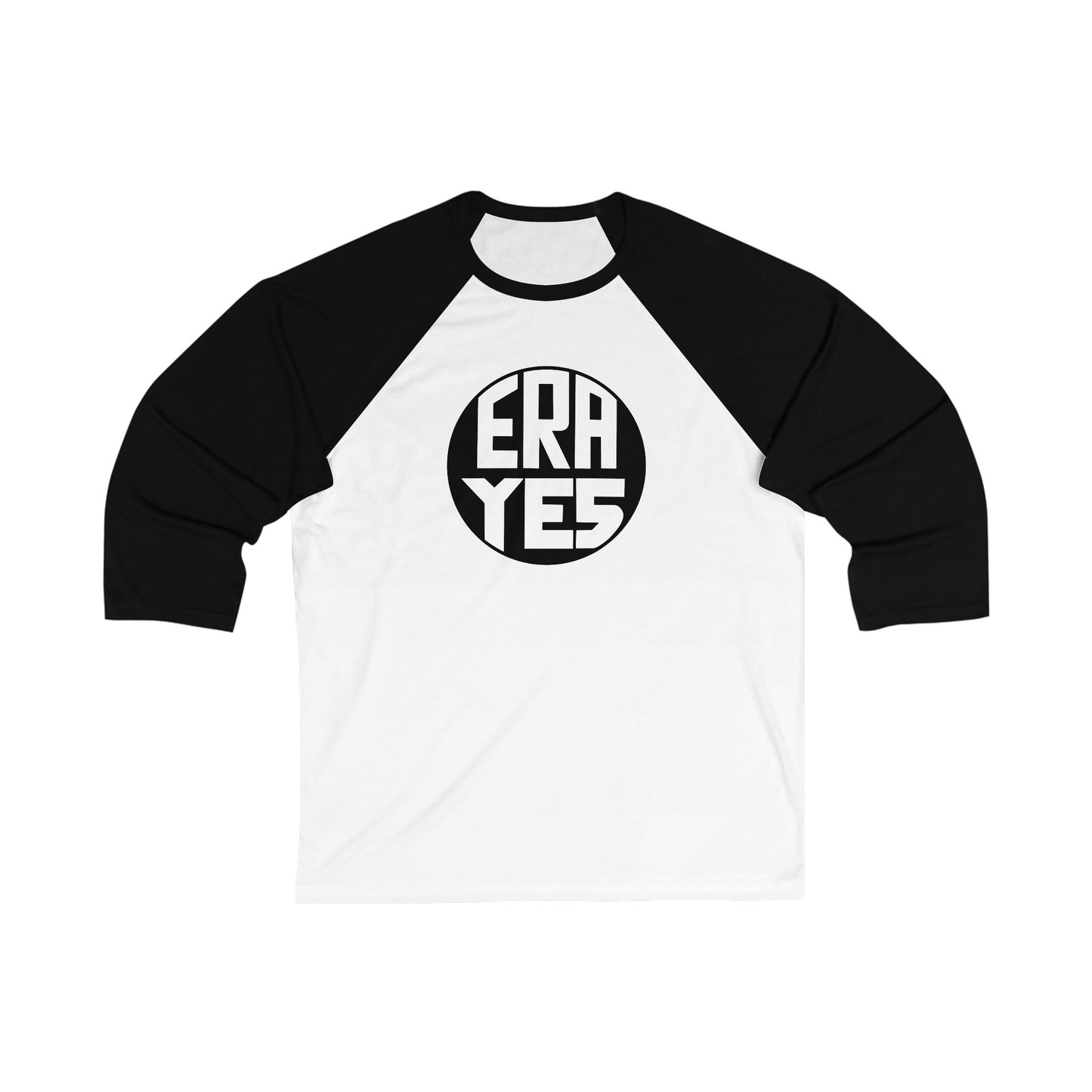 ERA YES Unisex 3\4 Sleeve Baseball Tee